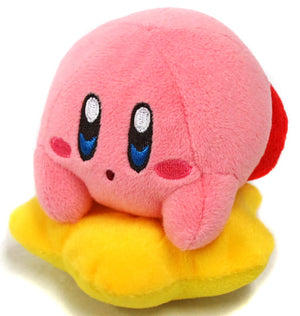 Kirby Lying Down Kirby Ichiban Kuji Desktop Plush Toy Prize G Plush Toys [USED]