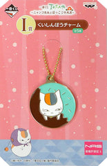 Nyanko-sensei Donut Natsume's Book of Friends Ichiban Kuji Nyanko-sensei to Hokkori Fuyujitaku Kuishinbou Charm Prize I Charm [USED]