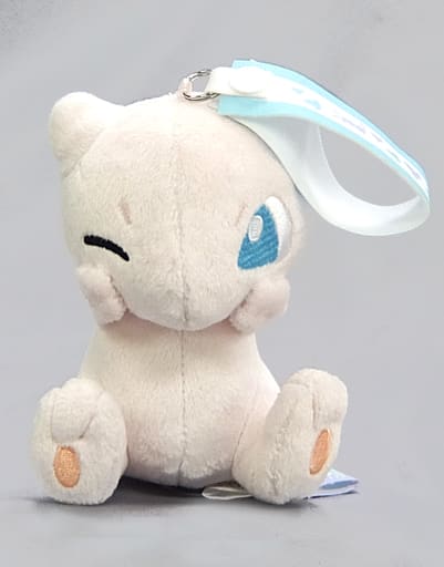 Mew Pokemon I Love Mew Belt de Tsukerareru Dekkai Nuigurumi Mascot [USED]