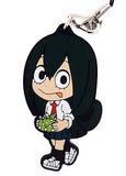 Tsuyu Asui My Hero Academia Ichiban Kuji Vacation Time! Charging! Rubber Strap Kyun Chara Illustrations Prize I Key Chain [USED]