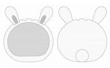 Rabbit White Omanjuu Niginigi Mascot Kigurumi Case For Normal Size Other-Goods [USED]