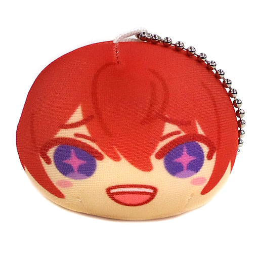 Tsukasa Suo Marvelous Ver. Ensemble Stars! Omanju Nigi Nigi Mascot Chibi 1 Bunkyodo & Animega Limited Box Purchase Privilege Key Ring [USED]