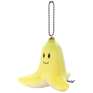 Banana Mario Kart Mocchi-Mocchi-Game Style Ball Chain Mascot Key Ring [USED]