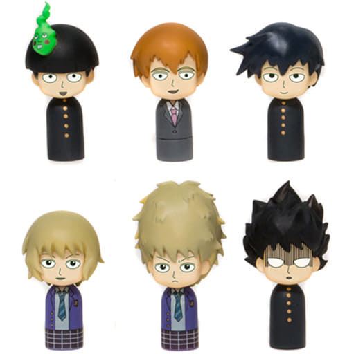 Arataka Reigen, etc. Mob Psycho 100 Kokeshitrap All 6 Types Set Key Chain [USED]
