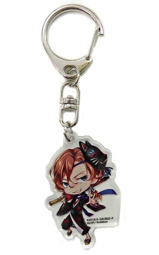 Chuuya Nakahara Bungo Stray Dogs X Love Heaven Secret Acrylic Key Chain Key Chain [USED]