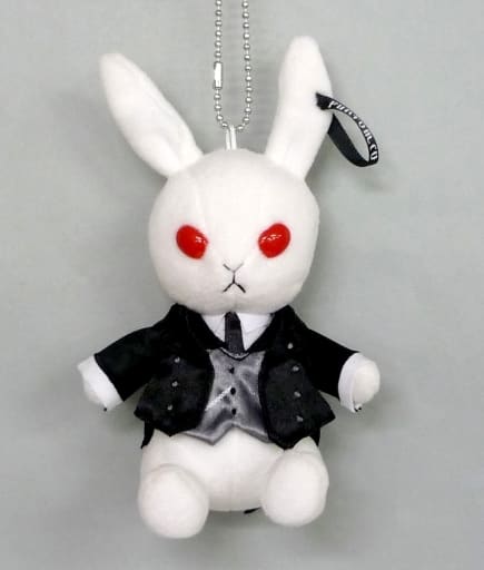 Black Butler Bitter Rabbit Mini Sebastian Ver. Mascot with Ball Chain Key Chain [USED]