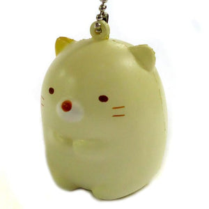 Cat Sumikko Gurashi Squeeze Mascot Key Ring [USED]