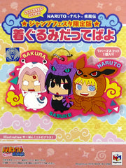 Naruto Sasuke Sakura Naruto: Shippuden Buddycolle Rubber Mascot Kigurumi Dattebayo! Jump Festa 2017 Limited Key Ring [USED]