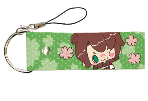 Soshi Okita 02 Hakuouki: Otogisoushi Big Leather Strap Key Chain [USED]
