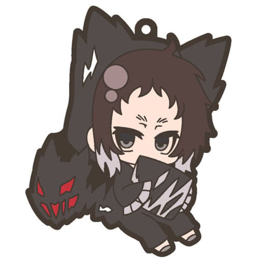 Ryunosuke Akutagawa Bungo Stray Dogs Eformed Paja Chara Rubber Charm Key Chain [USED]