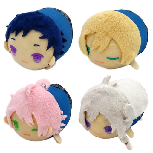 Eichi Tenshouin, etc. Ensemble Stars! Mugyutto Mascot fine All 4 Types Set Key Chain [USED]
