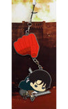 Levi Attack on Titan Defeat The Giant! Rubber Charm Key Chain [USED]