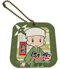 Sukezo Ninja Girl & Samurai Master Leather Mirror Charm Charm [USED]