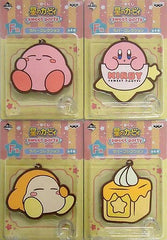 Kirby, etc. Kirby Ichiban Kuji Sweet Party Rubber Collection Prize F All 4 Types Set Key Ring [USED]