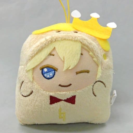 Nagi Rokuya IDOLiSH7 Ichiban Kuji Shuyakuda! King Pudding Kigurumi Kiradol Mascot Prize G Key Ring [USED]