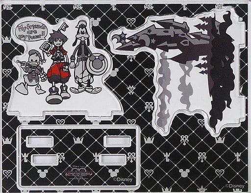 COMING Monochrome KINGDOM HEARTS HD 2.8 Final Chapter Prologue Tetsuya Nomura Newly Drawn Mini Acrylic Stand Bonus for Pre-ordering the PS4 Game Acrylic Stands [USED]