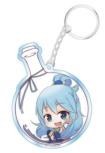 Aqua KonoSuba: God's Blessing on This Wonderful World! 2 Flask Series Acrylic Key Chain Collection Key Chain [USED]