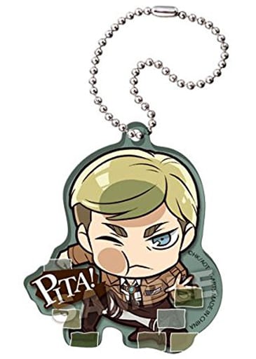Erwin Smith Attack on Titan Pita! Deformed Acrylic Key Chain Key Chain [USED]