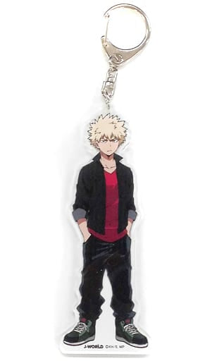 Katsuki Bakugo My Hero Academia Acrylic Keychain J-World Tokyo Limited Key Chain [USED]