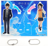 Tachibana Taki Miyamizu Mitsuha Your Name. Acrylic Stand Key Chain Key Chain [USED]