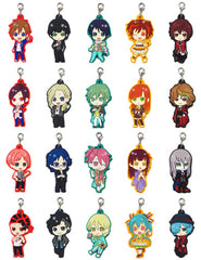 Yamoto Shinonome, etc. Band Yaroze! Ichiban Kuji Kiradol Member Gathering Rubber Mascot Prize E All 20 Types Set Key Ring [USED]