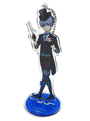 Ciel Phantomhive Black Butler: Book of the Atlantic Stand Keychain 1/10 animate cafe Limited Key Chain [USED]