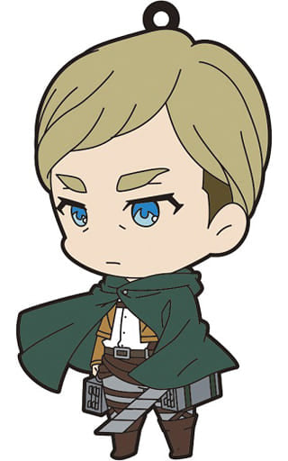 Erwin Smith Attack on Titan Rubber Strap Collection Key Chain [USED]