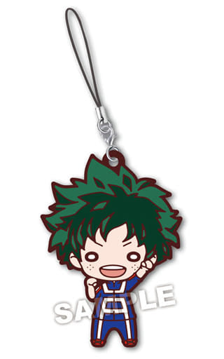 Izuku Midoriya My Hero Academia Nitotan Sports Festival Rubber Mascot Key Chain [USED]