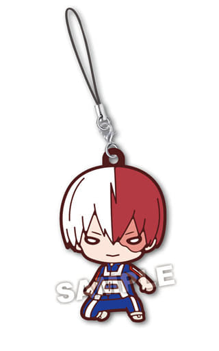 Shoto Todoroki My Hero Academia Nitotan Sports Festival Rubber Mascot Key Chain [USED]