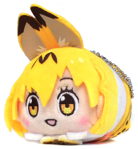 Serval Kemono Friends Mochikororin Key Ring [USED]