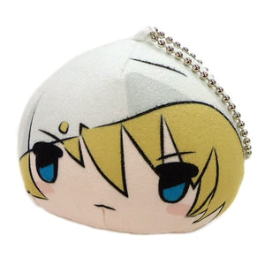 Yamanbagiri Kunihiro Touken Ranbu: Hanamaru Minnano Kuji Mochi-Puchi Maruko Mascot Ichi Prize E Key Ring [USED]