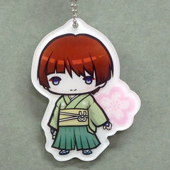 Ishikirimaru Touken Ranbu: Hanamaru Minnano Kuji Mochi Puchi Acrylic Keychain Prize G Key Chain [USED]