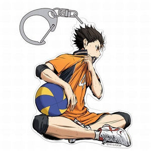 Yu Nishinoya Haikyu!! Season 3 Acrylic Keychain Fighting Spirit for Victory Ver. Key Chain [USED]