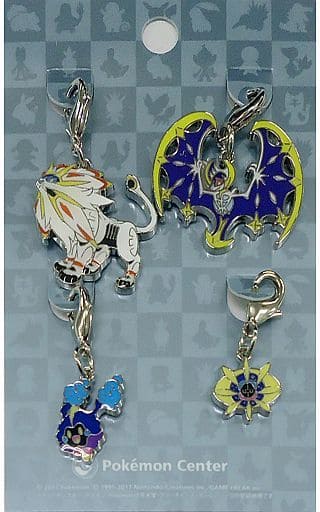 Cosmog, etc. Pokemon National Pokedex Metal Charm Pokemon Center Limited Set of 4 Charm [USED]