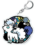 Vulpix Alola Forms Pokemon Cutout Series Acrylic Keychain Key Chain [USED]