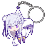 Emilia Re:ZERO -Starting Life in Another World- Tsumamare Key Chain Key Chain [USED]