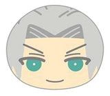 Hayato Gokudera Reborn! Omanjuu Niginigi Mascot Key Ring [USED]