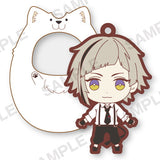 Atsushi Nakajima Bungo Stray Dogs Tsutsumarekko Rubber Charm Key Chain [USED]