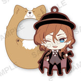 Chuuya Nakahara Bungo Stray Dogs Tsutsumarekko Rubber Charm Key Chain [USED]