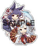 Yuel Societte GRANBLUE FANTASY Eformed Pon!tto Acrylic Ball Chain Group Ver. Key Ring [USED]