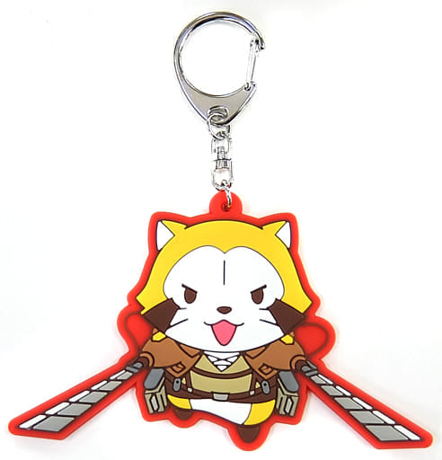 Ellen Yeager Raccoon Rascal X Attack on Titan Rubber Key Chain Key Chain [USED]