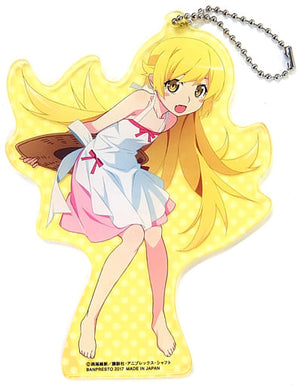 Shinobu Oshino Front Monogatari Series Nishio Ishin Anime Project Big Plate Key Chain Key Chain [USED]