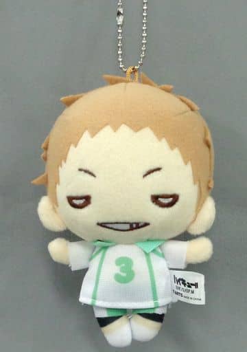 Takahiro Hanamaki Haikyu!! Season 3 Nitotan Plush Toy with Ball Chain Key Chain [USED]