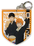 Shoyo Hinata Tobio Kageyama Haikyu!! Acrylic Key Chain Karasuno High School Volleyball Club Aki no Zenkoku Issei Kyouka Gasshuku in Theater Limited Key Chain [USED]