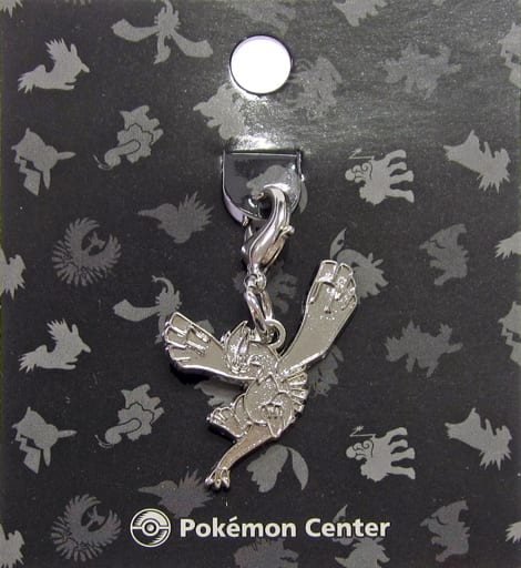 Lugia Pokemon Special Color Metal Charm Pokemon Center Limited Johto Pokedex Metal Charm Purchase Bonus Charm [USED]