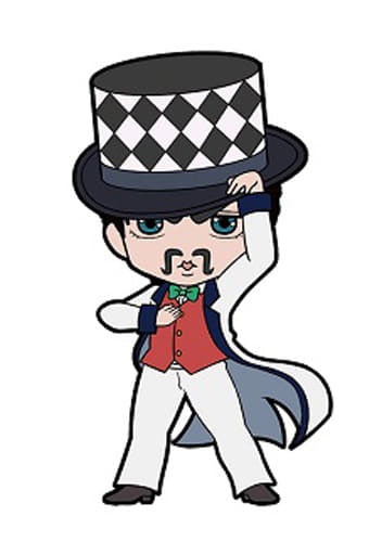 Will A. Zeppeli JoJo's Bizarre Adventure Rubber Strap Collection Part 1 Key Chain [USED]