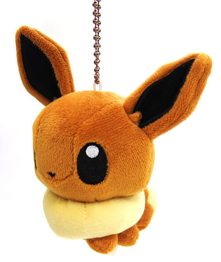 Eevee Pokemon Pokemon Dolls Mocchiri Mascot Pokemon Center Limited Key Chain [USED]