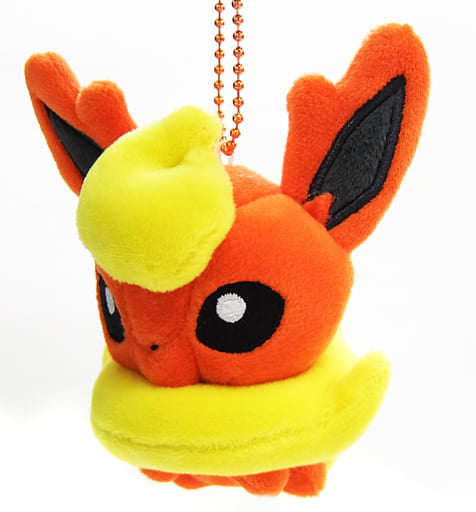 Flareon Pokemon Pokemon Dolls Mocchiri Mascot Pokemon Center Limited Key Chain [USED]