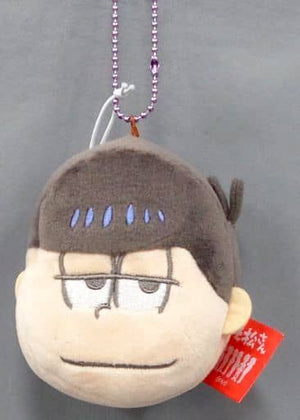 Ichimatsu Mr. Osomatsu Mocchi-Mocchi-Style Face Type Mascot Key Ring [USED]