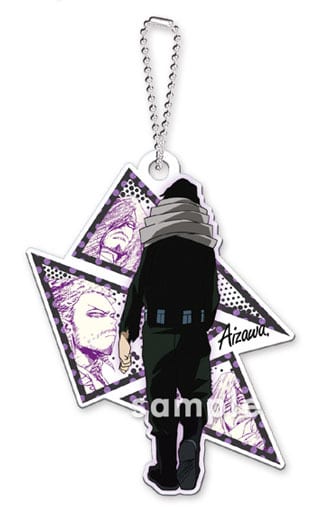 My Hero Academia Shota Aizawa Chara Self Hero Back Keychain Keychains [USED]